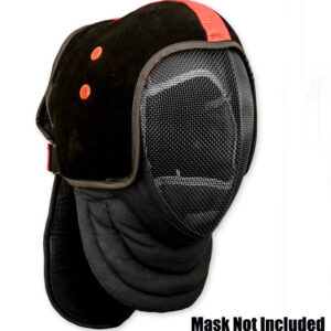 Red Dragon Padded Leather Mask Overlay